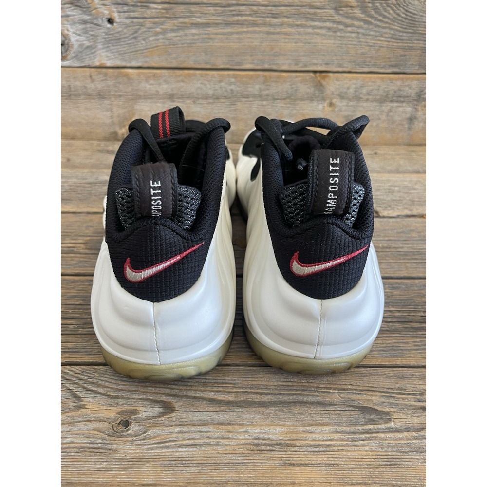 Nike Air Foamposite Pro Class of 97 Pearl White/Black Red Mens 9 624041-100 - Picture 7 of 11